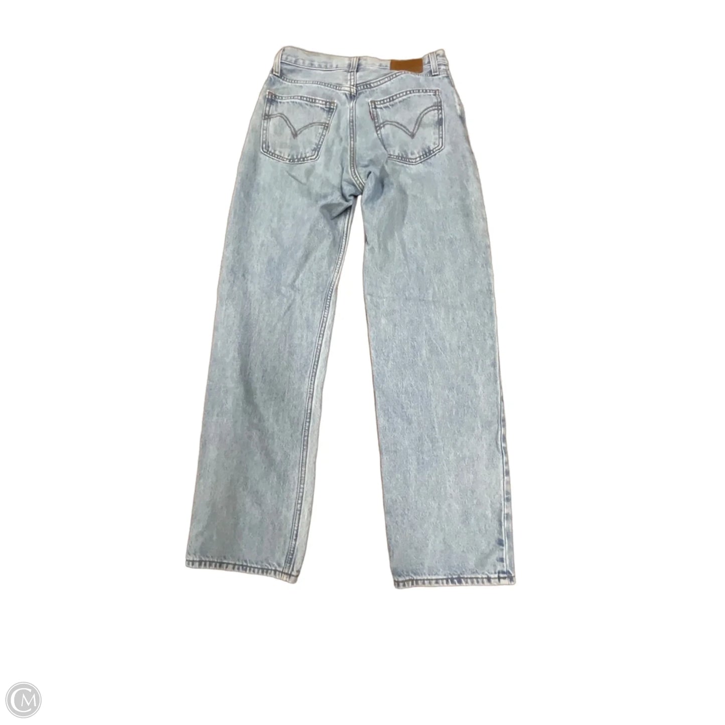 Jeans Straight By Levis In Blue Denim, Size: 0