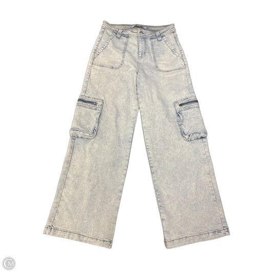 Jeans Wide Leg By Celebrity Pink In Blue Denim, Size: 8