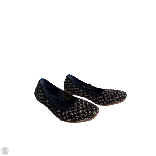 Shoes Flats By Rothys In Black & Brown, Size: 7.5