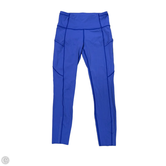 Athletic Leggings Capris By Lululemon In Blue, Size: S