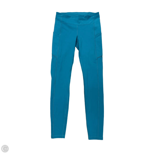 Athletic Leggings By Lululemon In Aqua, Size: S