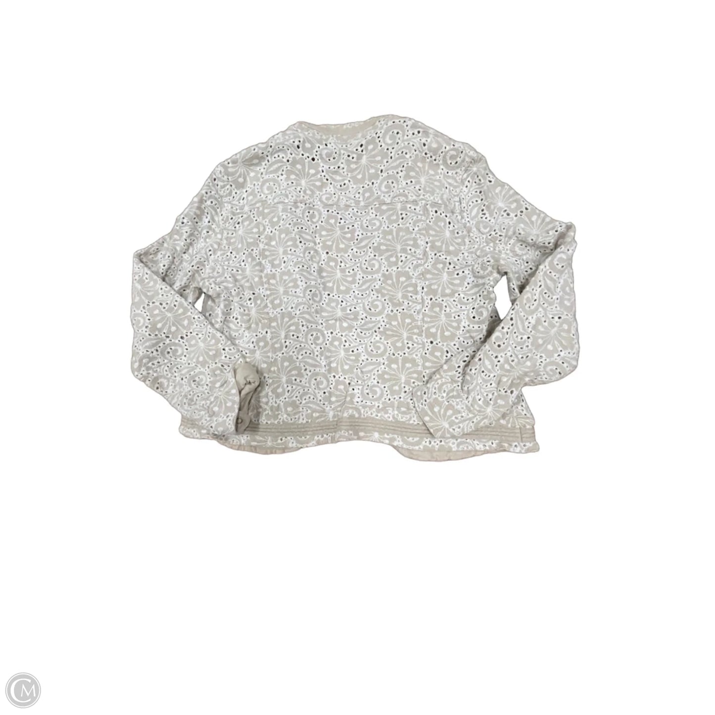 Jacket Other By Chicos In Tan, Size: Xs