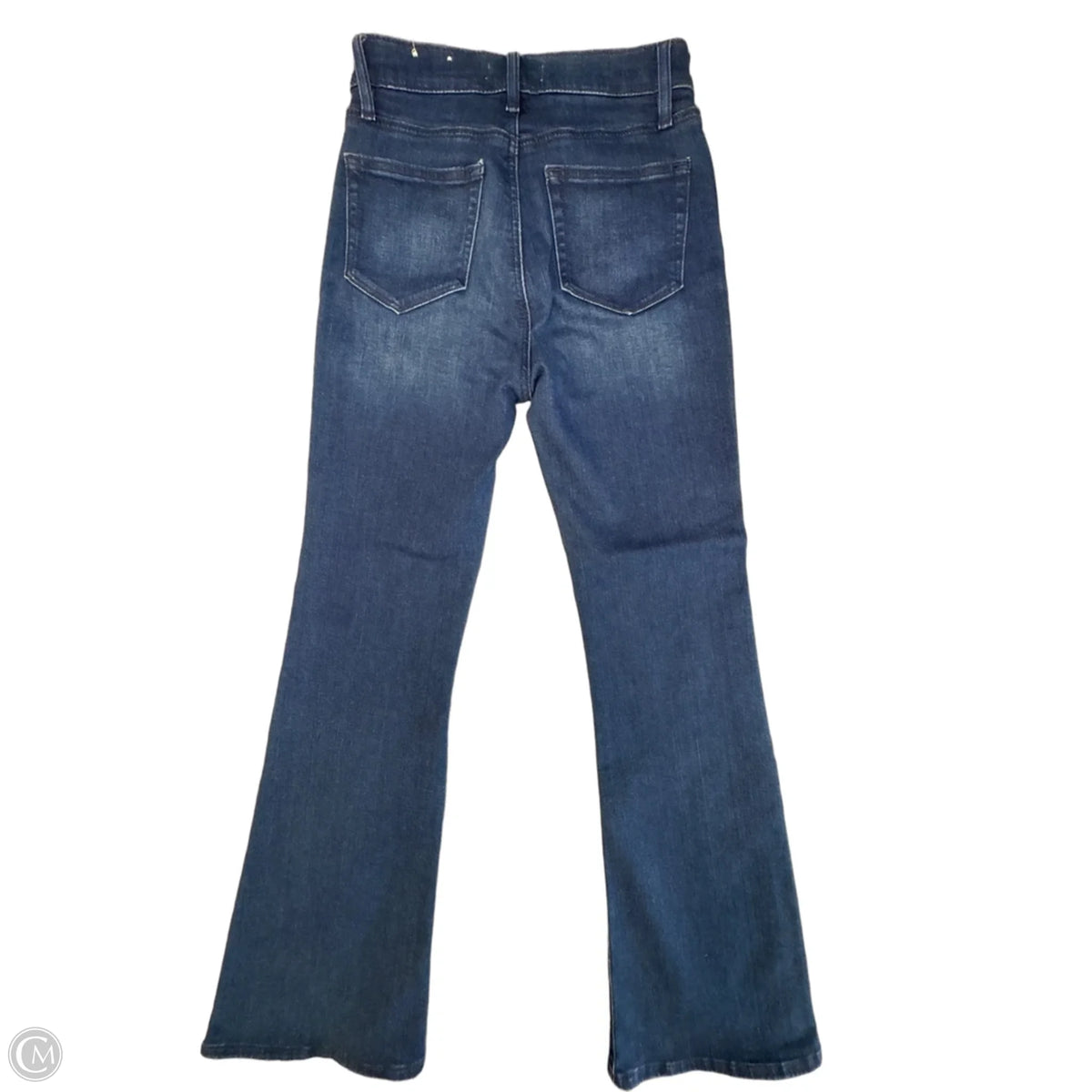 Jeans Flared By Loft In Blue Denim, Size: 0