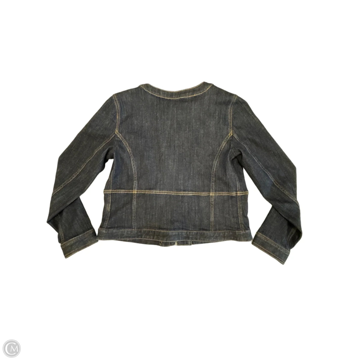 Jacket Denim By Talbots In Blue Denim, Size: S