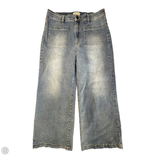 Jeans Wide Leg By Sneak Peek In Blue Denim, Size: 12