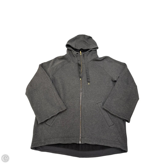 Athletic Jacket By Lululemon In Grey, Size: L