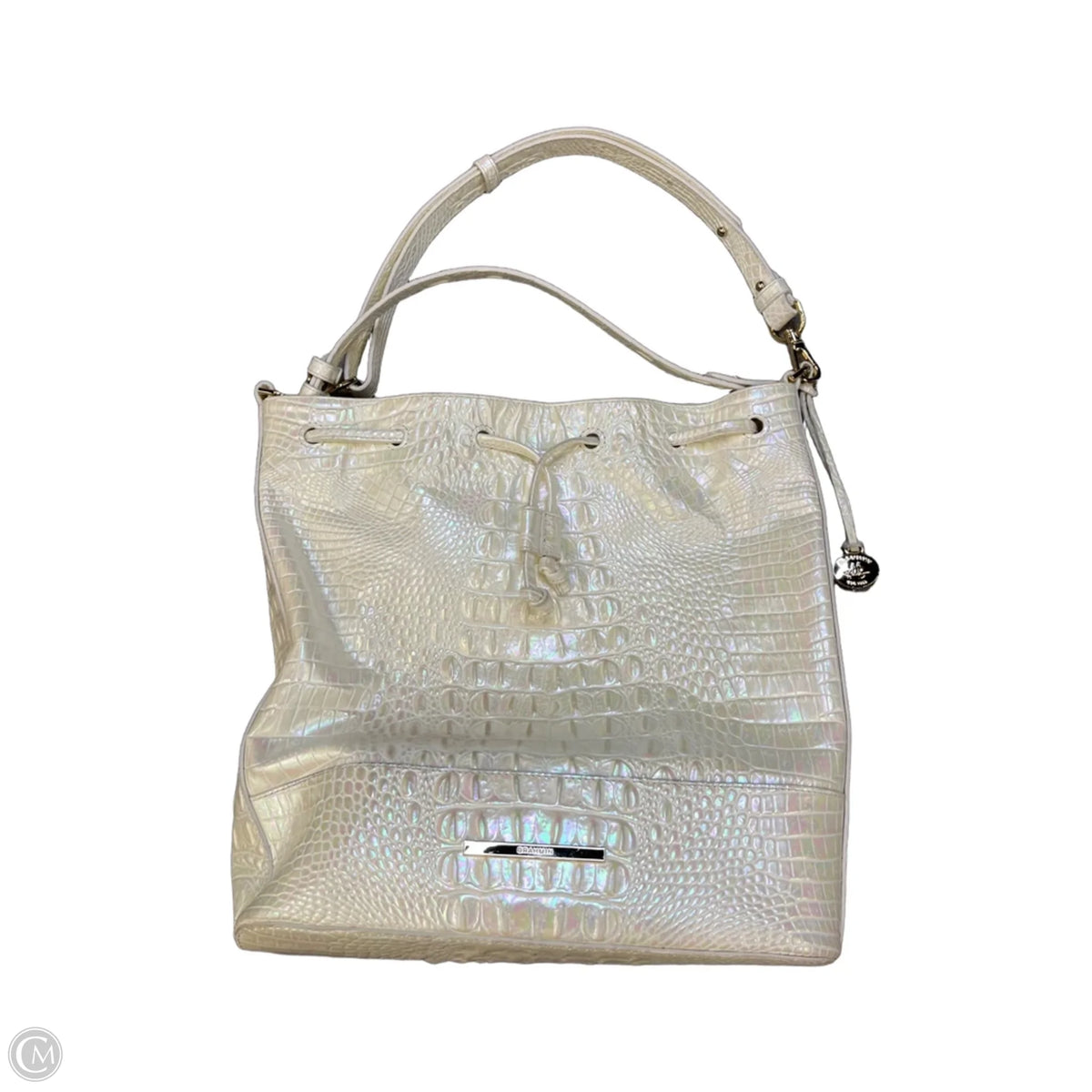 Handbag Designer By Brahmin, Size: Large