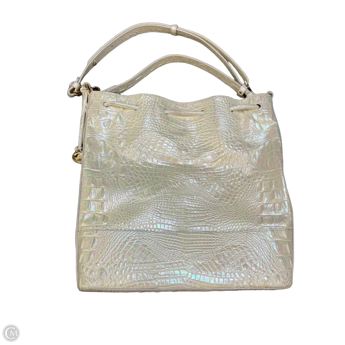 Handbag Designer By Brahmin, Size: Large