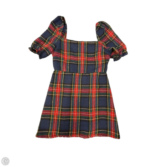 Dress Party Short By Fore In Plaid Pattern, Size: L