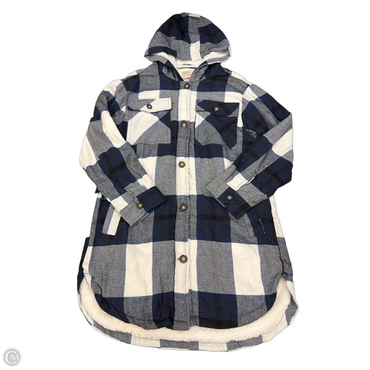 Jacket Shirt By Clothes Mentor In Plaid Pattern, Size: M
