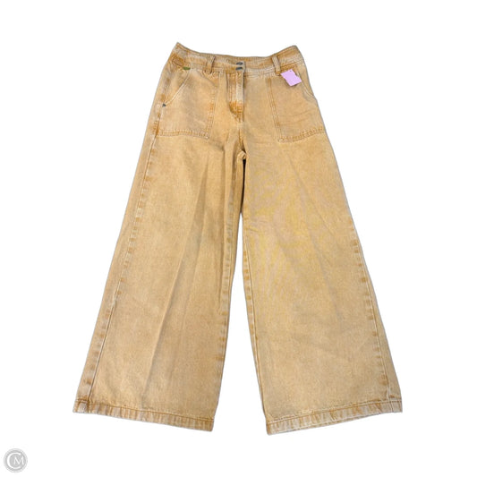 Jeans Wide Leg By Frnch In Yellow, Size: 4