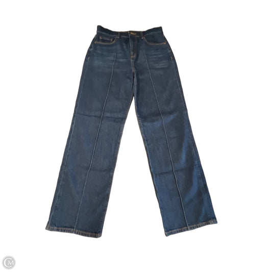 Jeans Straight By Loft In Blue Denim, Size: 8