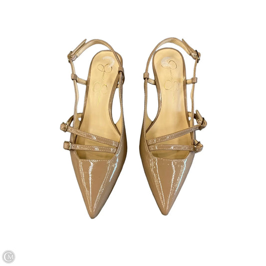 Shoes Heels Kitten By Jessica Simpson In Tan, Size: 8.5