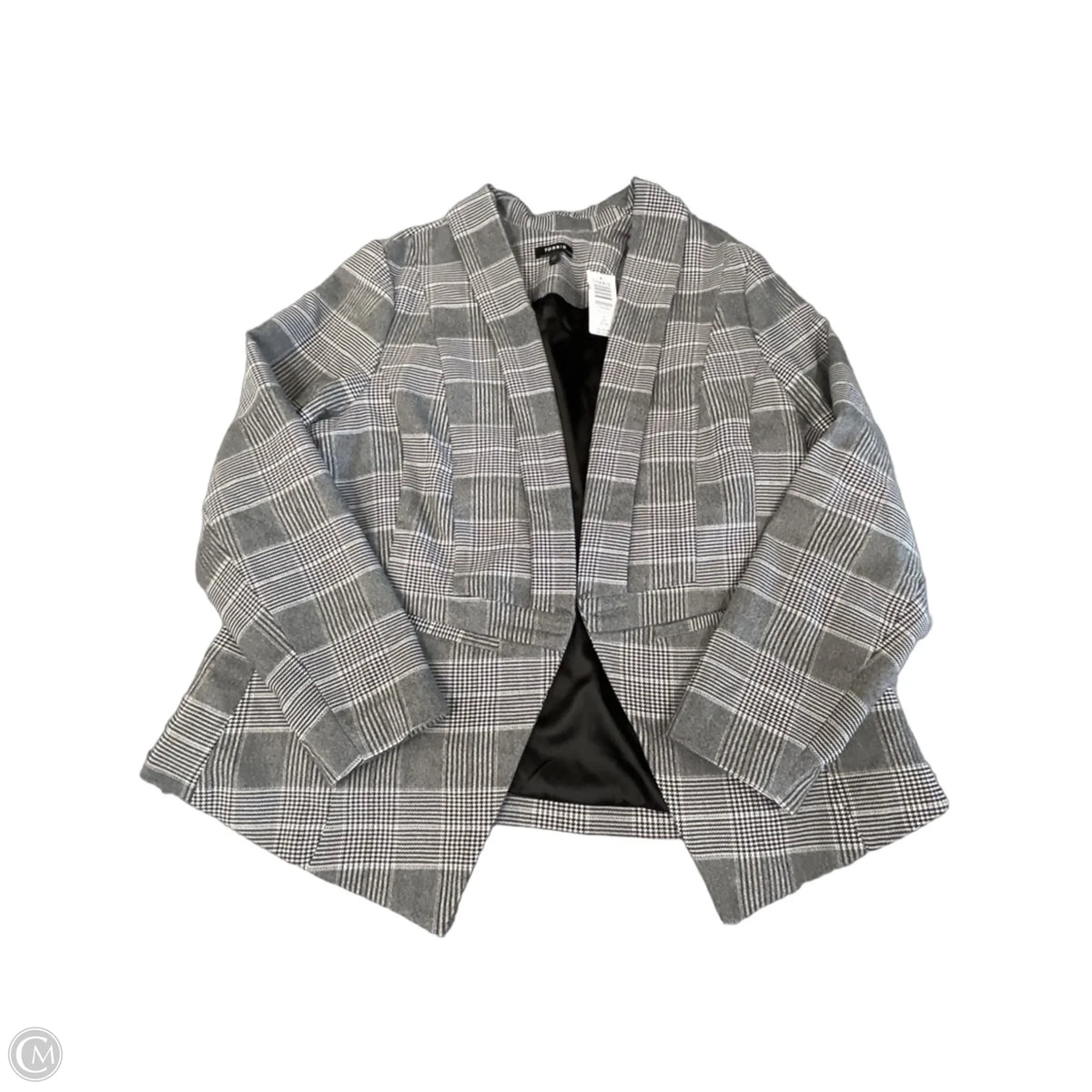 Blazer By Torrid In Black & White, Size: 3x