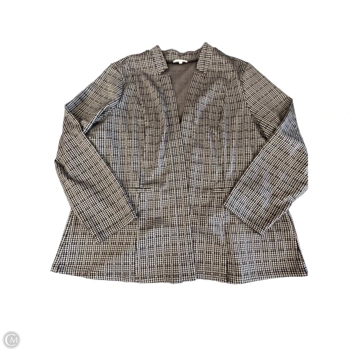 Blazer By Maurices In Checkered Pattern, Size: 2x