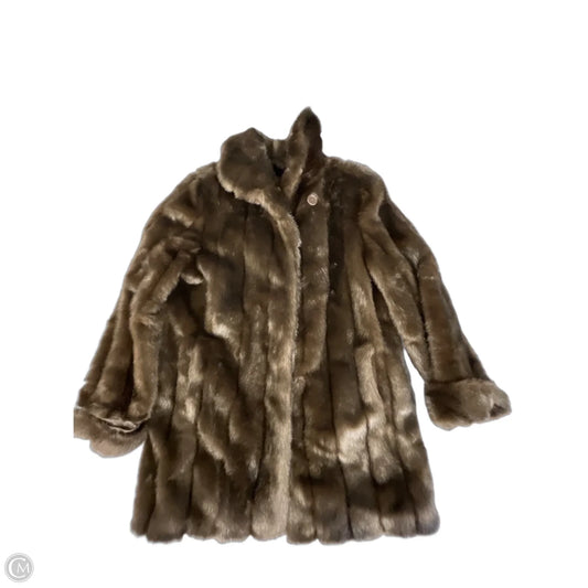 Coat Other By Dennis Basso Qvc In Brown, Size: L