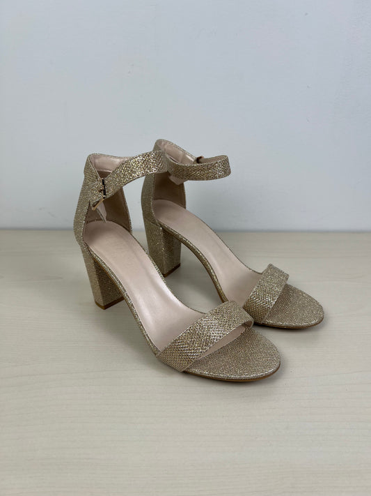 Sandals Heels Block By Davids Bridal  Size: 7.5