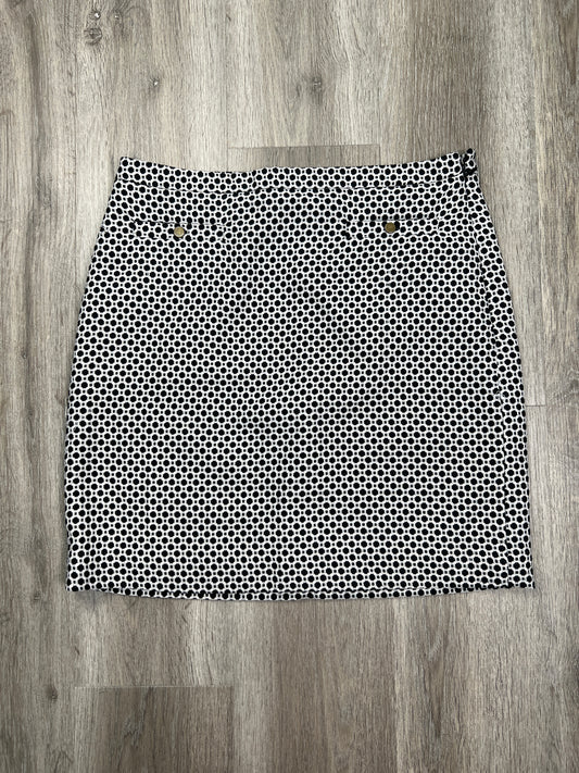 Black & White Skirt Mini & Short Loft, Size M