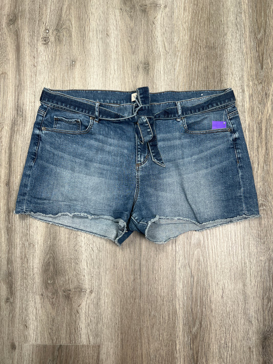 Blue Denim Shorts Loft, Size L