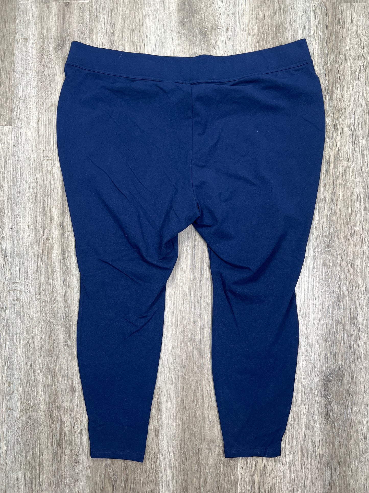 Navy Pants Leggings Lands End, Size 3x