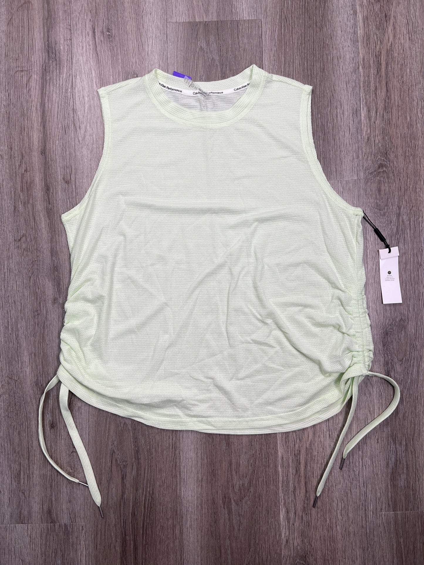 Green Athletic Tank Top Calvin Klein Performance, Size 1x