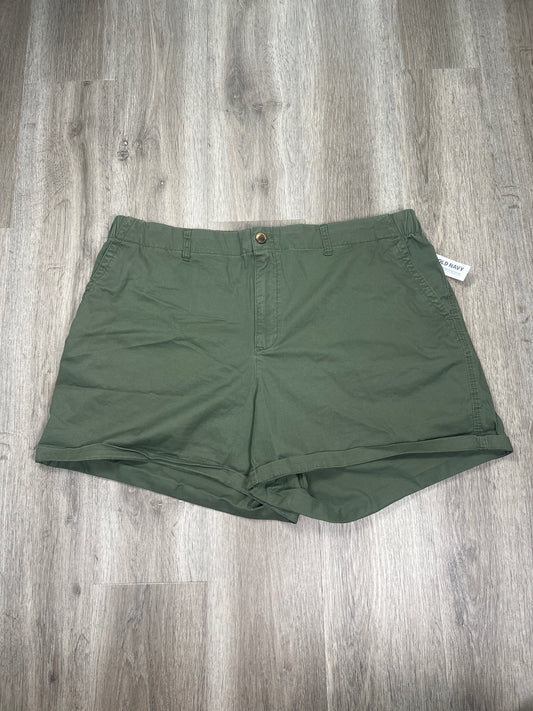 Green Shorts Old Navy, Size 3x