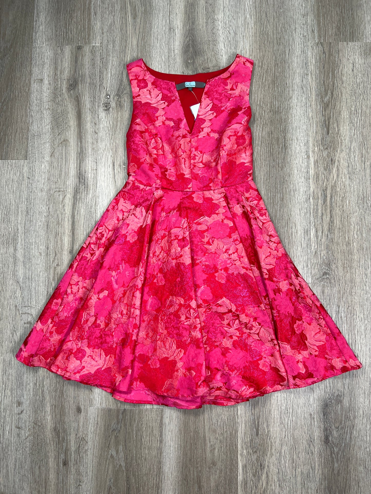 Pink & Red Dress Party Short Eva Franco, Size Xs