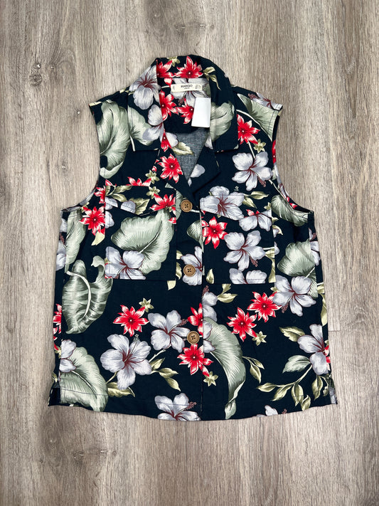 Floral Print Tank Top Mango, Size Xxs