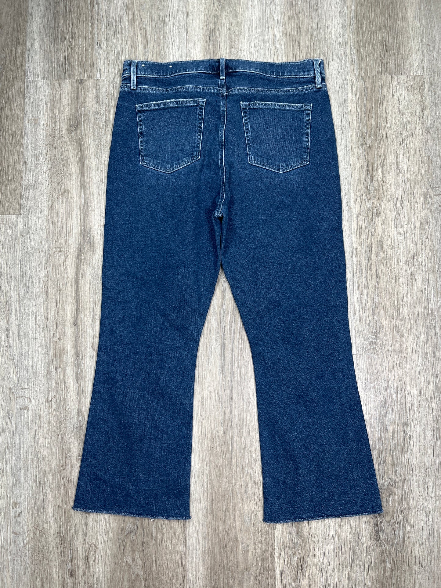 Blue Denim Jeans Cropped Loft, Size 14