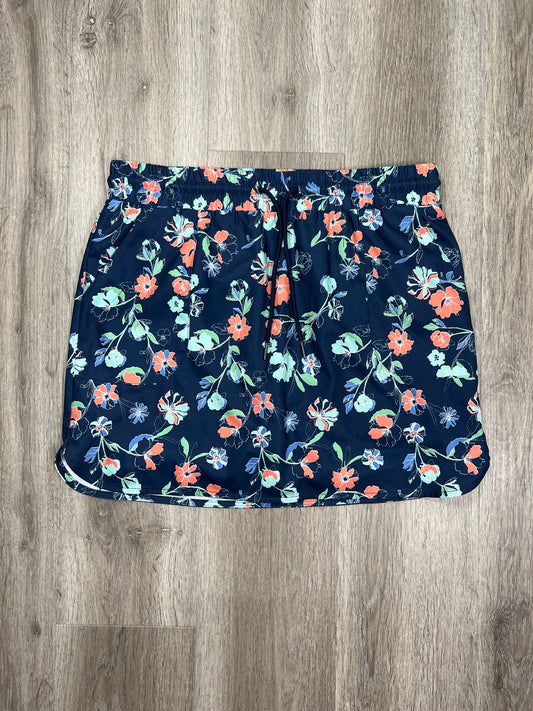 Floral Print Athletic Skirt St Johns Bay, Size M