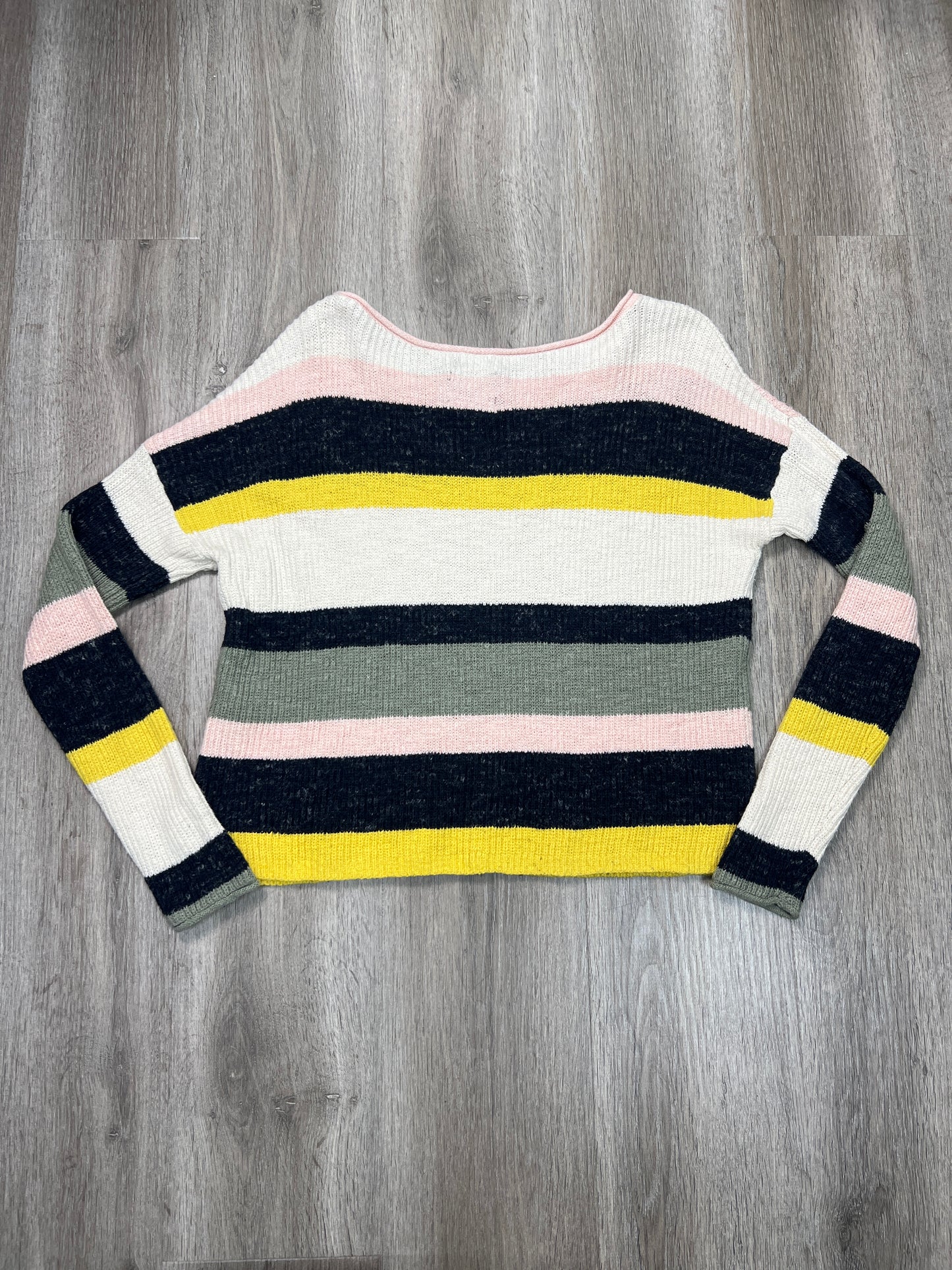 Sweater By Abercrombie And Fitch In Striped Pattern, Size: S