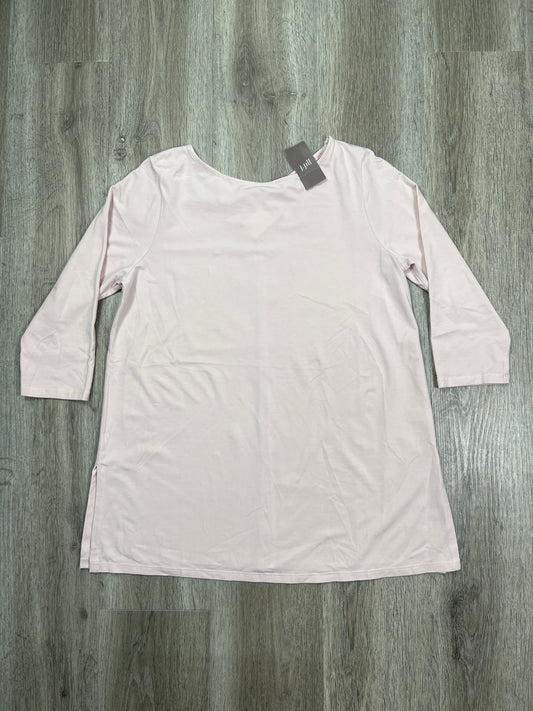 Top 3/4 Sleeve By J. Jill In Pink, Size: Petite  M