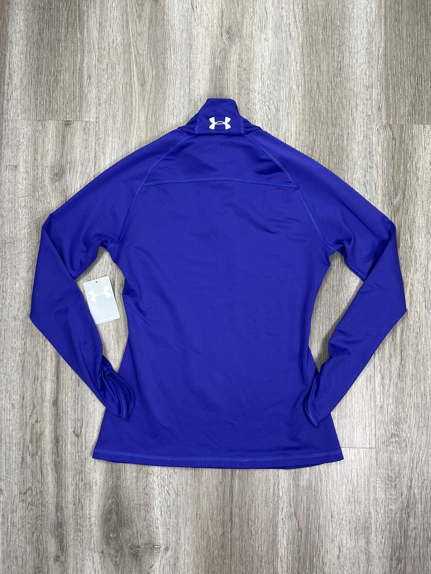 Athletic Top Long Sleeve Collar By Under Armour  Size: M