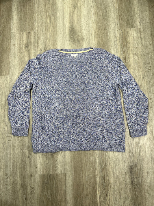 Sweater By Croft And Barrow In Purple, Size: 1x