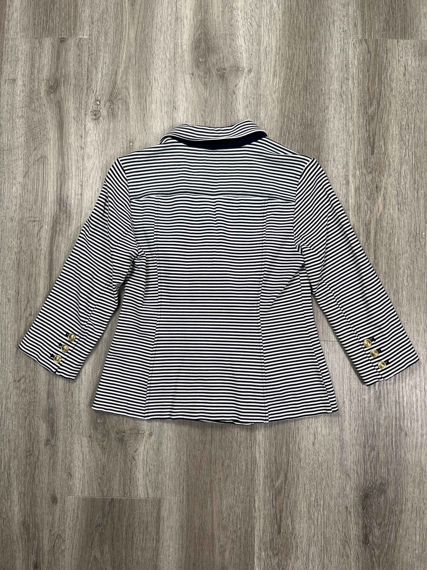 Blazer By Cabi In Striped Pattern, Size: S