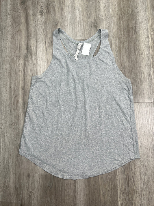 Athletic Tank Top By Lululemon In Grey, Size: M