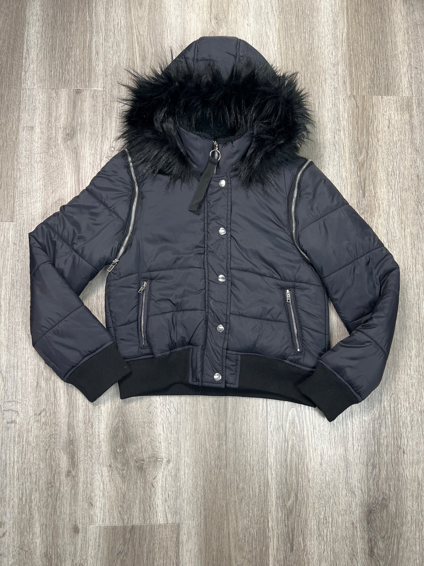 Coat Puffer & Quilted By ASHLEY BY 26 INTERNATIONAL In Black, Size: M