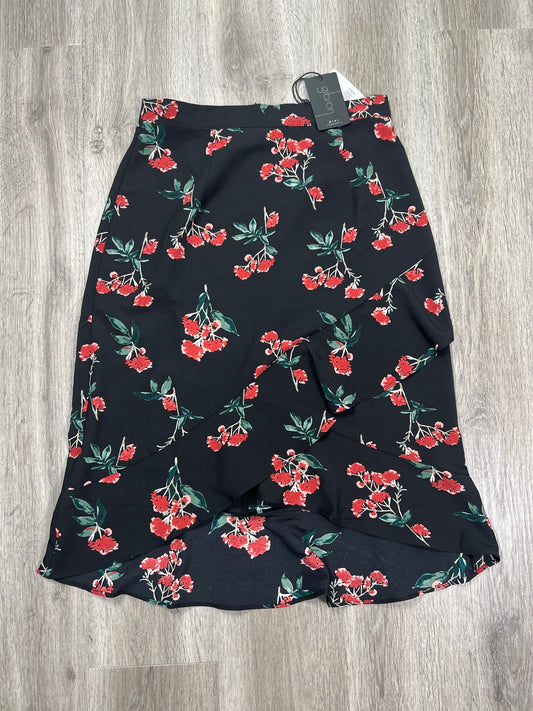 Skirt Midi By Gibson In Floral Print, Size: M