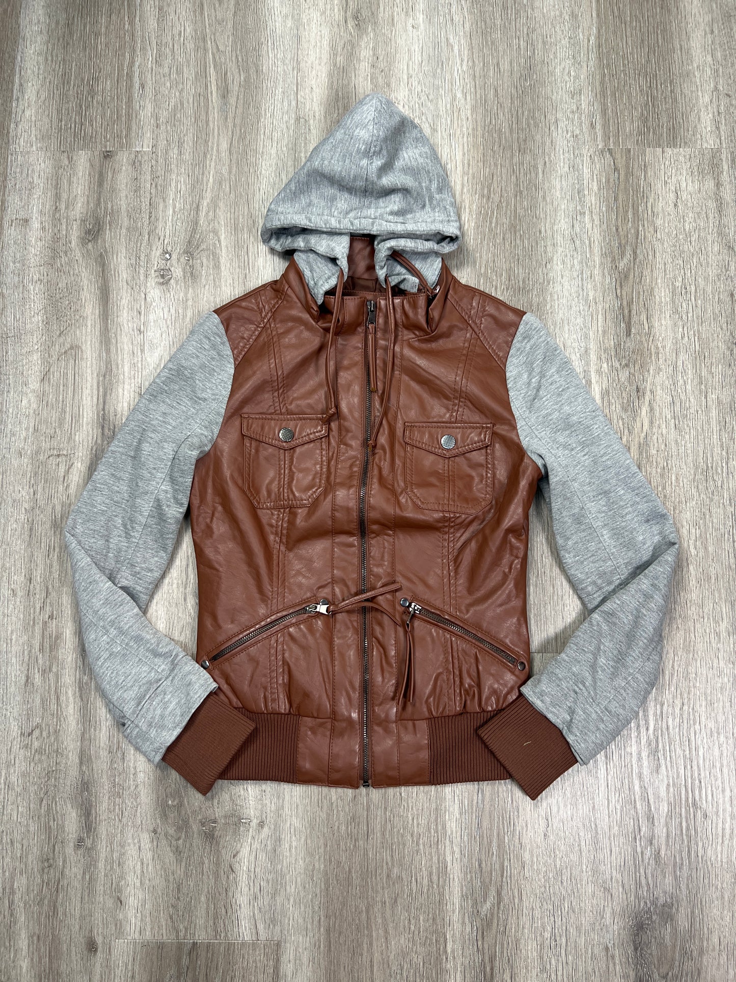 Jacket Other By Ci Sono In Brown & Grey, Size: S