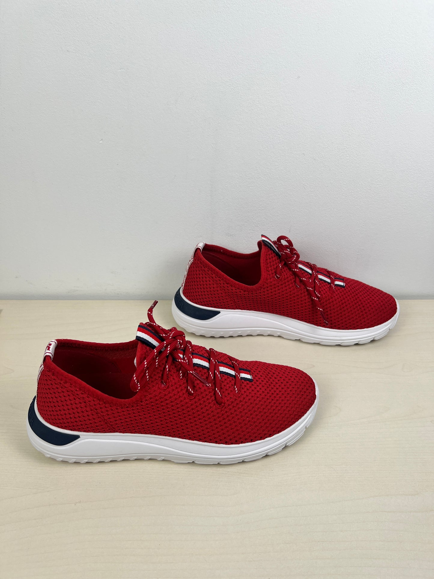 Shoes Athletic By Tommy Hilfiger In Blue & Red & White, Size: 9