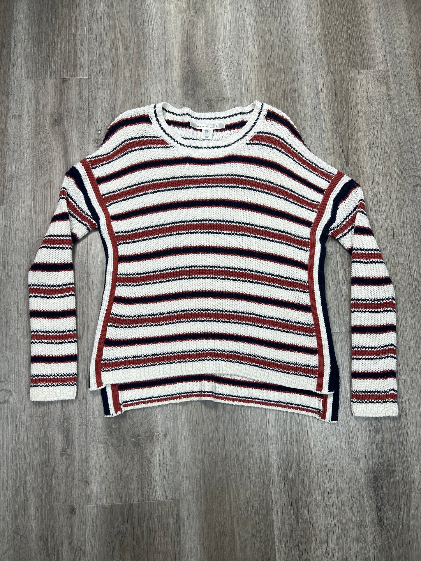 Sweater By Max Studio In Striped Pattern, Size: S