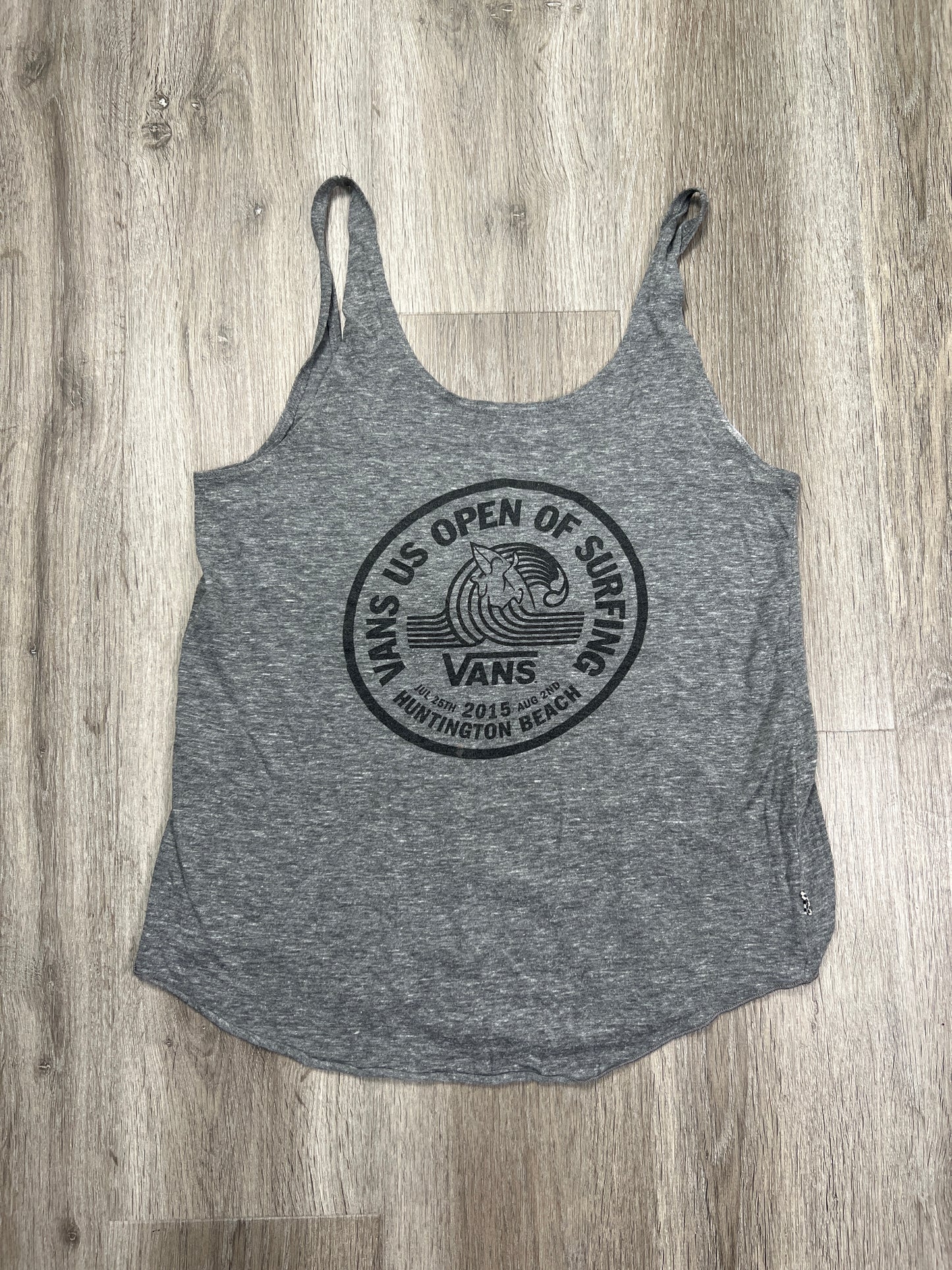 Grey Tank Top Vans, Size S