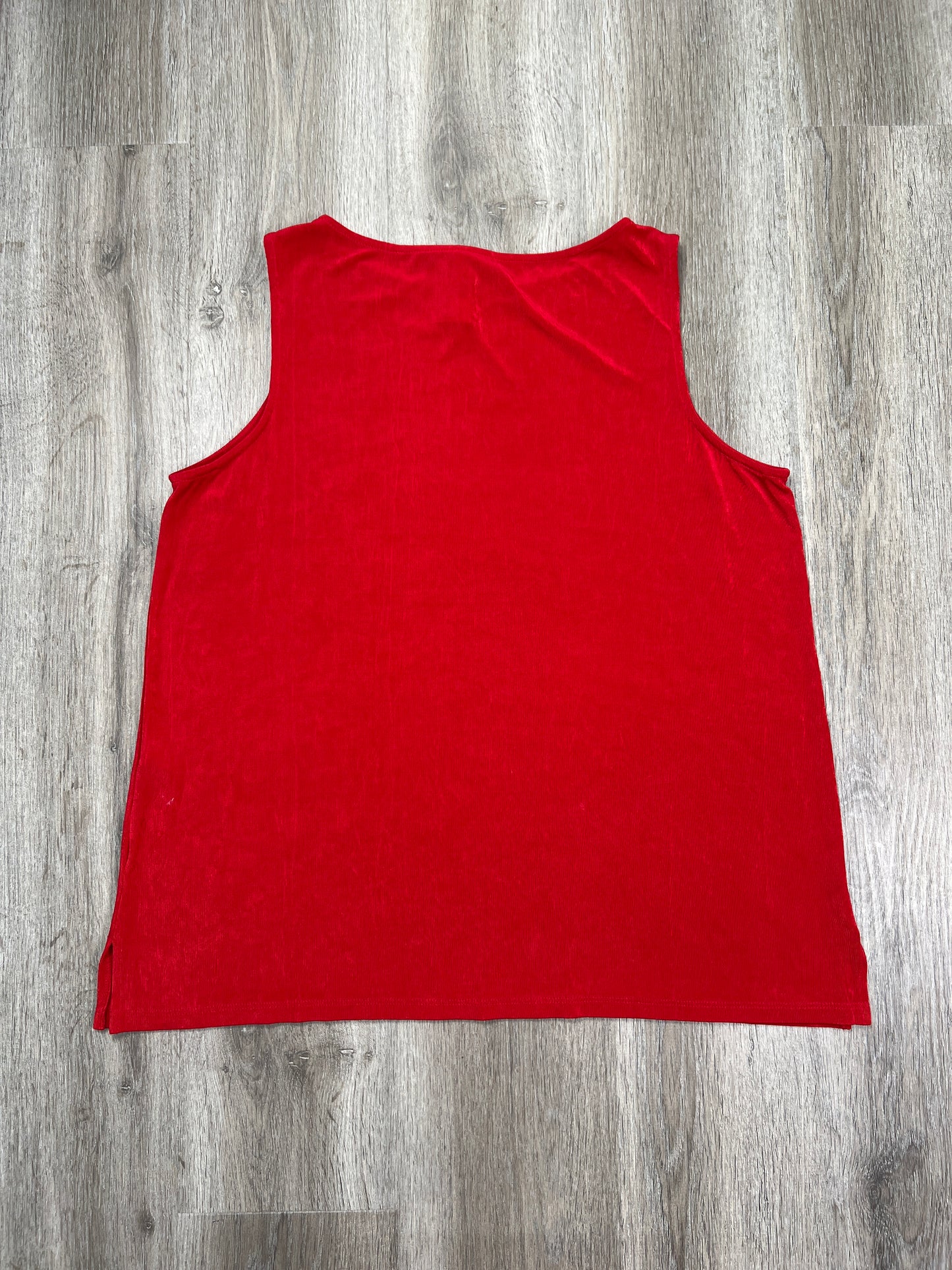 Red Tank Top Chicos, Size Xl