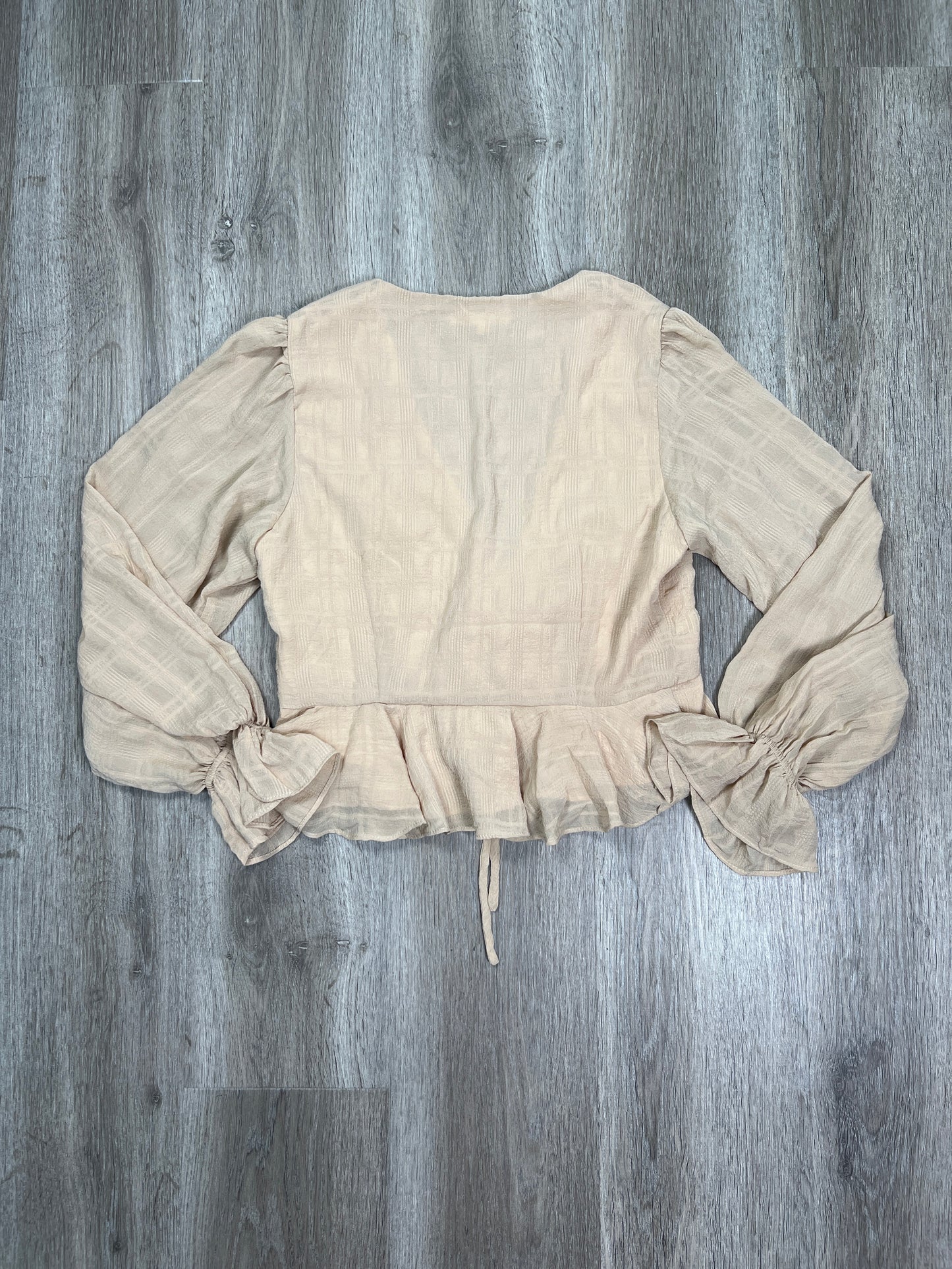 Beige Top Long Sleeve Mable, Size S