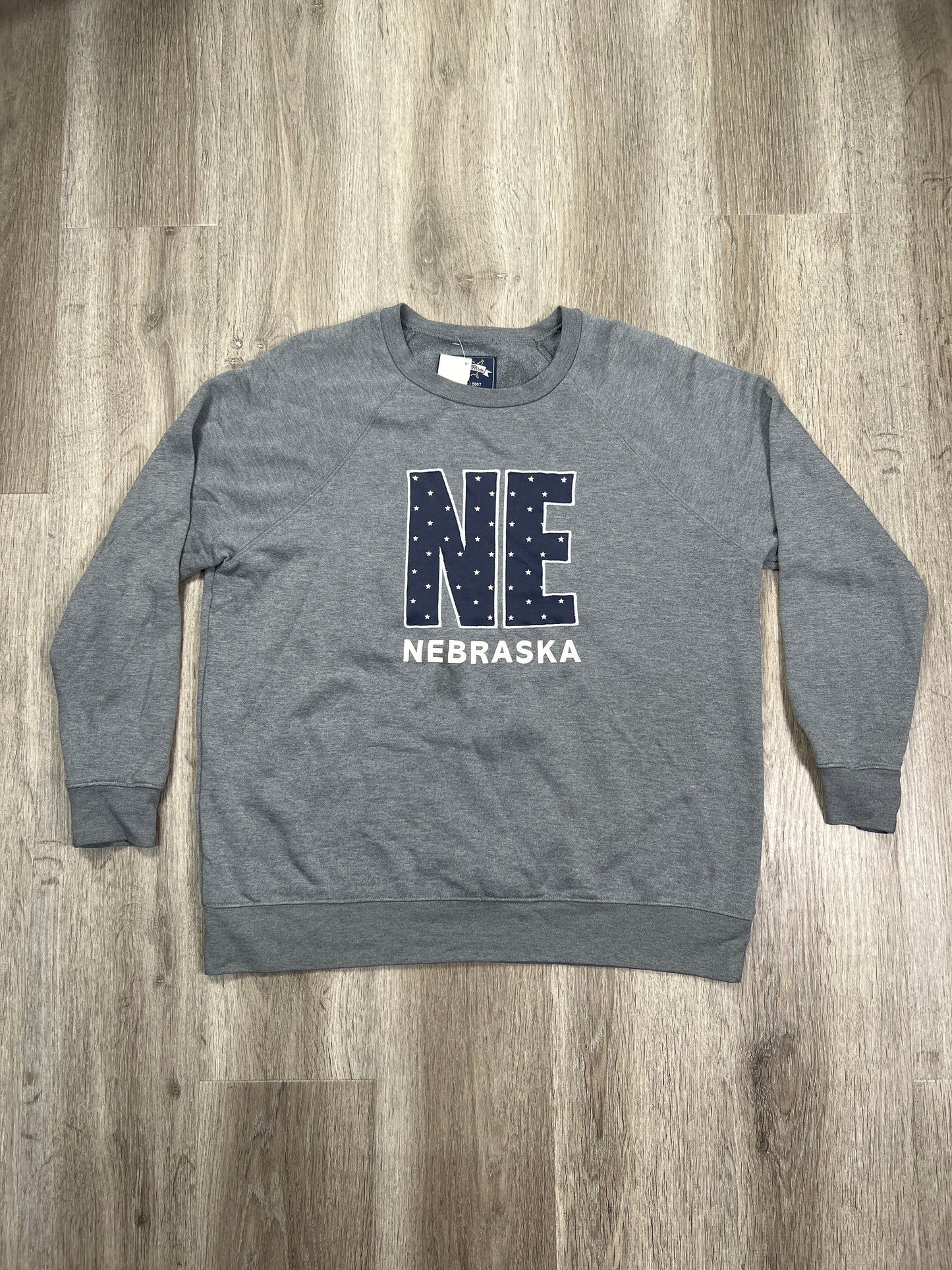 Sweatshirt Crewneck By STATE OF MINE, In Grey, Size: Xl