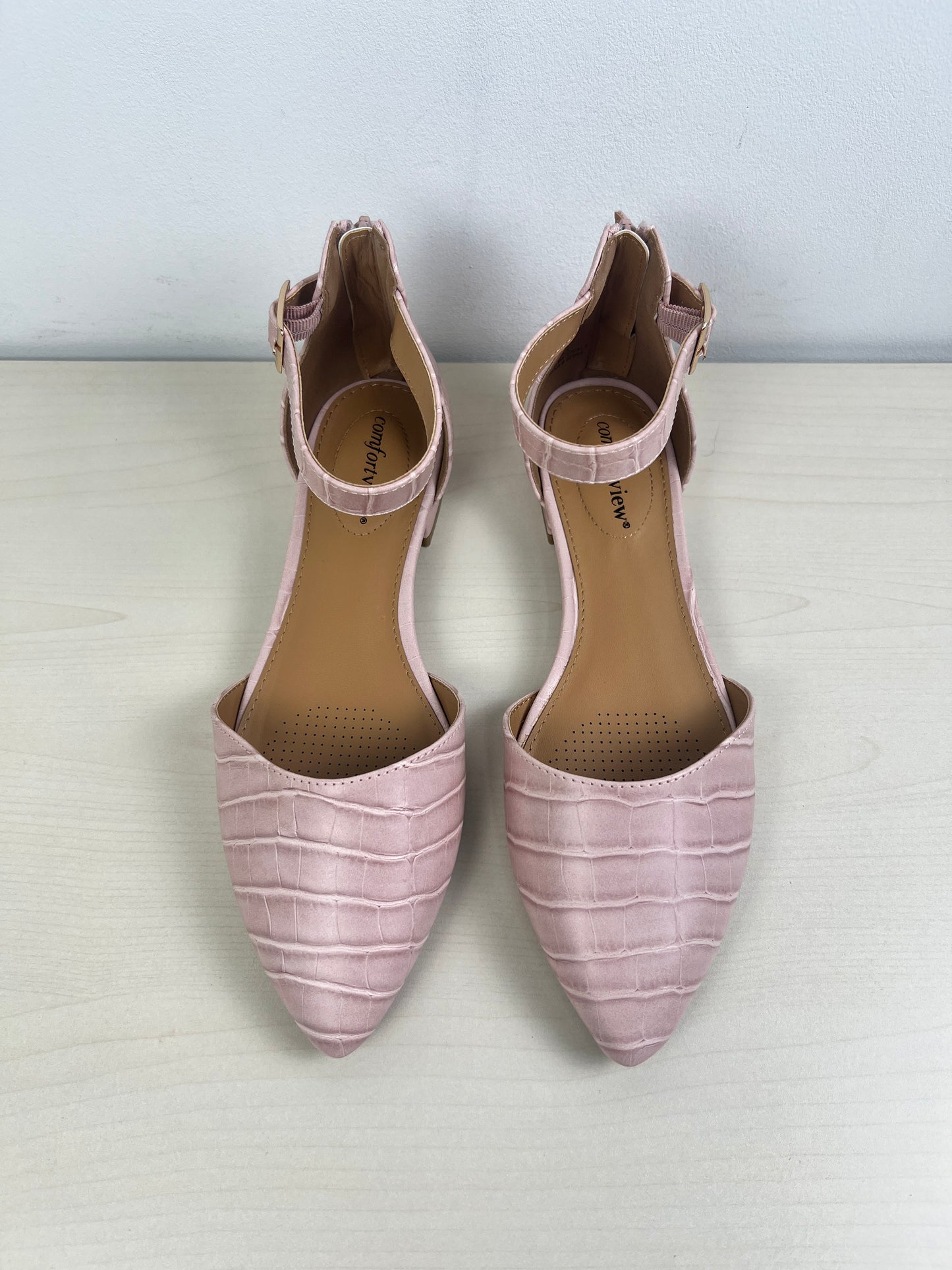 Shoes Flats By Comfortview In Pink, Size: 7.5