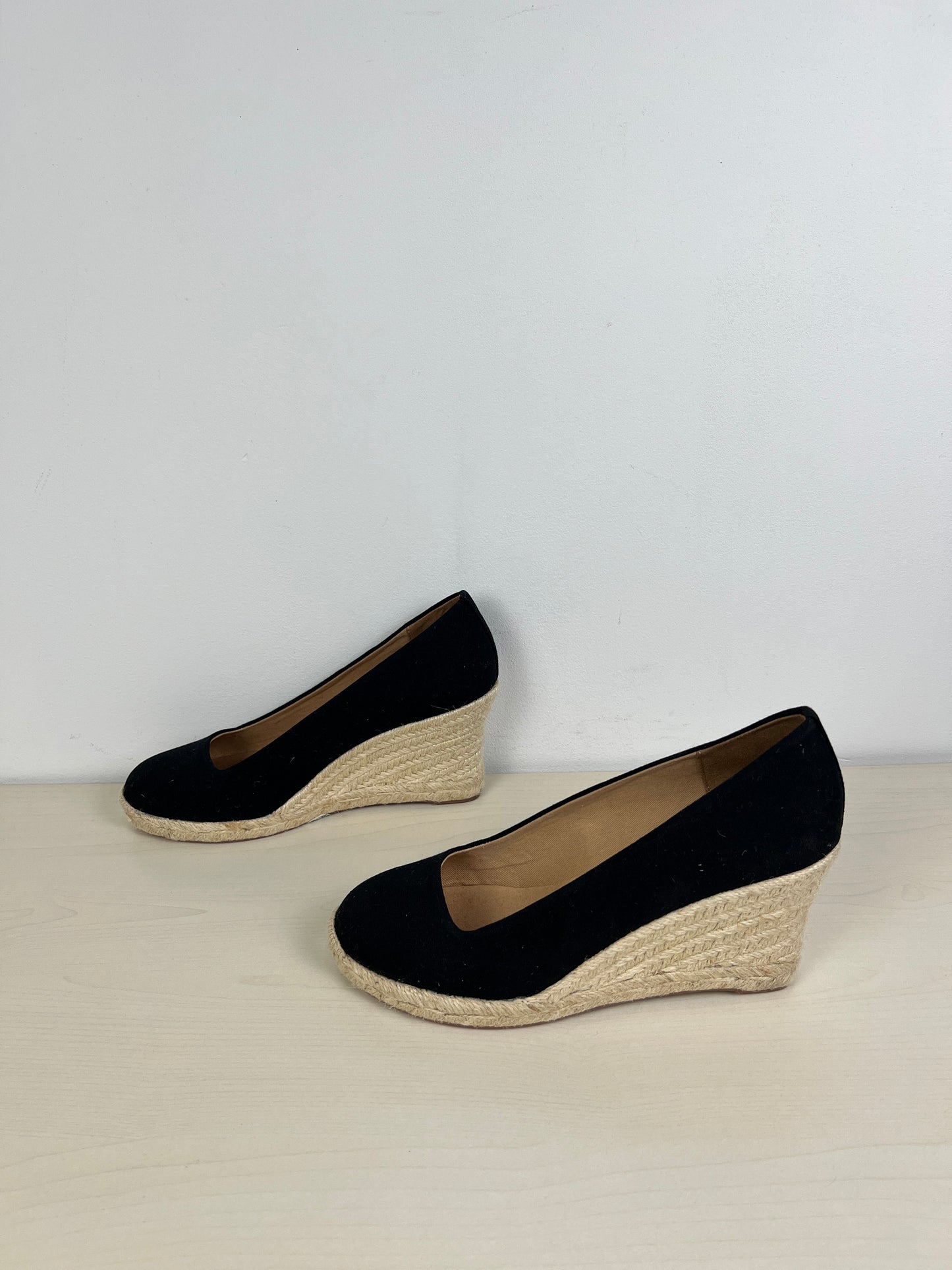 Shoes Heels Wedge By J. Crew In Black, Size: 7.5