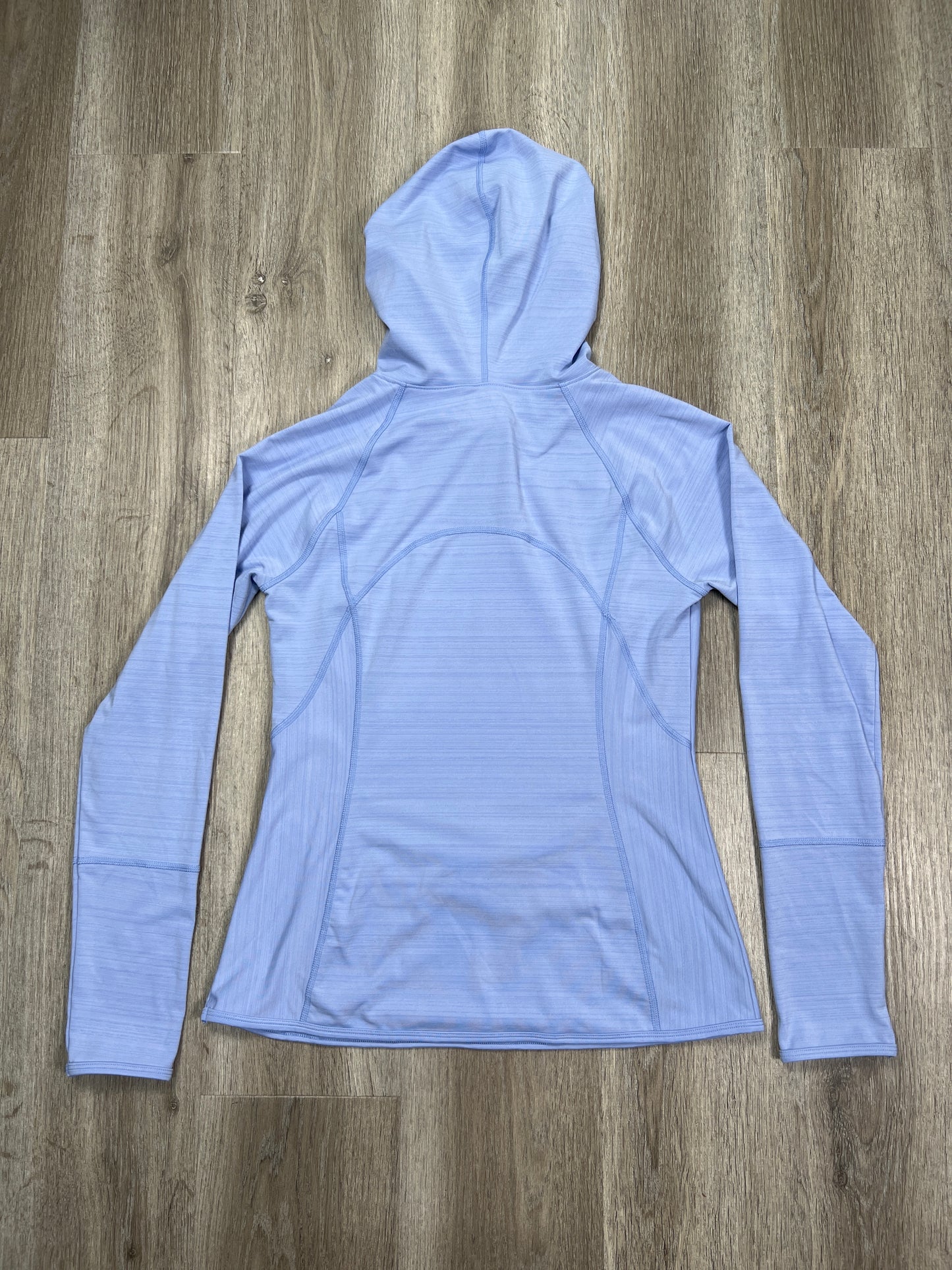 Athletic Top Long Sleeve Hoodie By Fila In Blue, Size: M