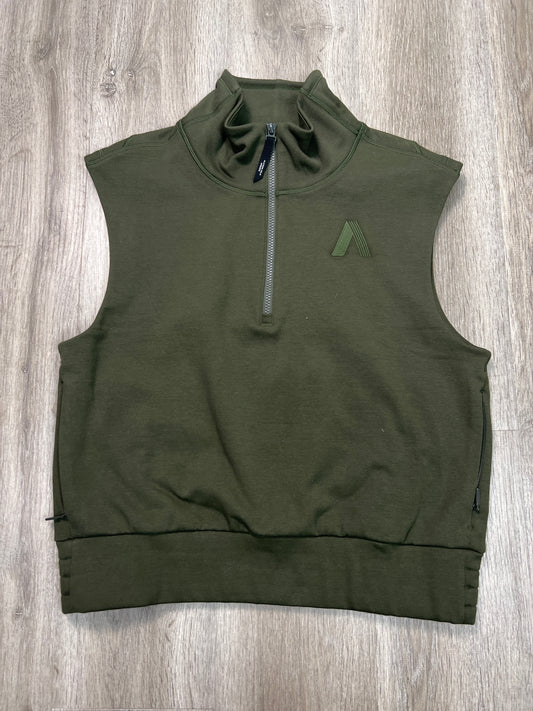 Vest Fleece By Athleta In Green, Size: M