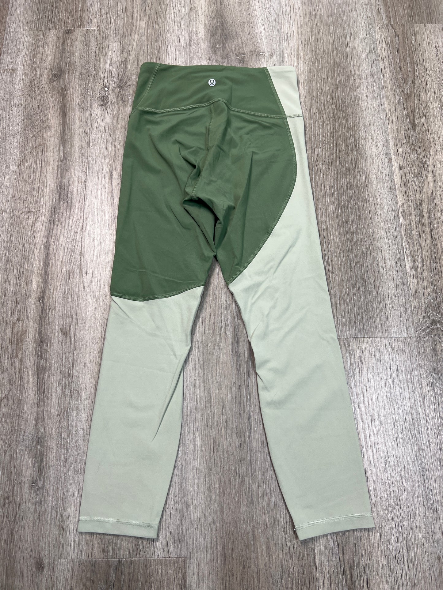 Athletic Leggings By Lululemon In Green, Size: S